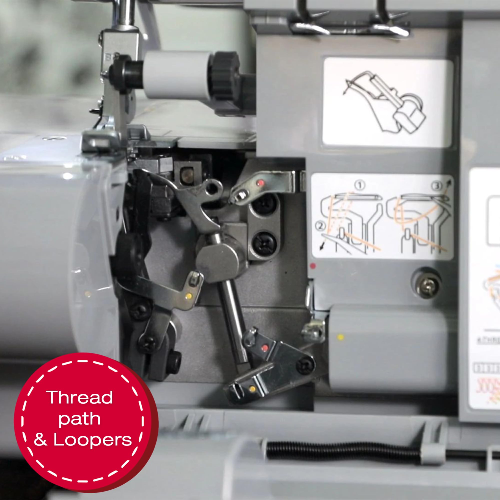 Foto 6 pulgar | Máquina Serger & Overlock Singer X5004-hd Con Estructura Metálica - Venta Internacional.