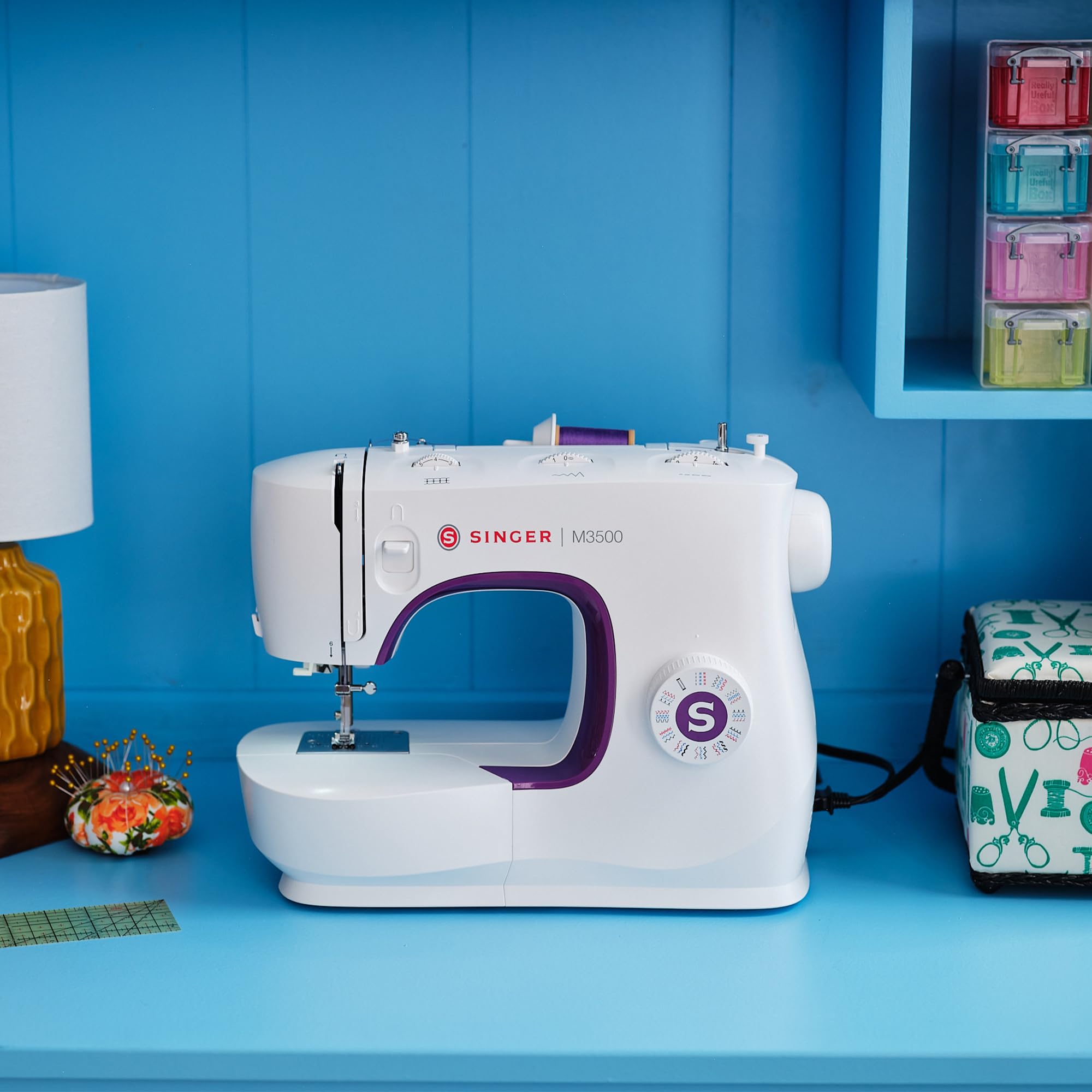 Foto 5 pulgar | Máquina De Coser Singer M3500, Ligera Y Portátil, 110 Puntadas - Venta Internacional.