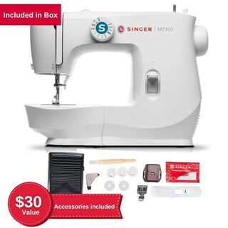 Foto 3 | Máquina De Coser Singer M2100 Ligera Y Compacta De 63 Puntadas - Venta Internacional.