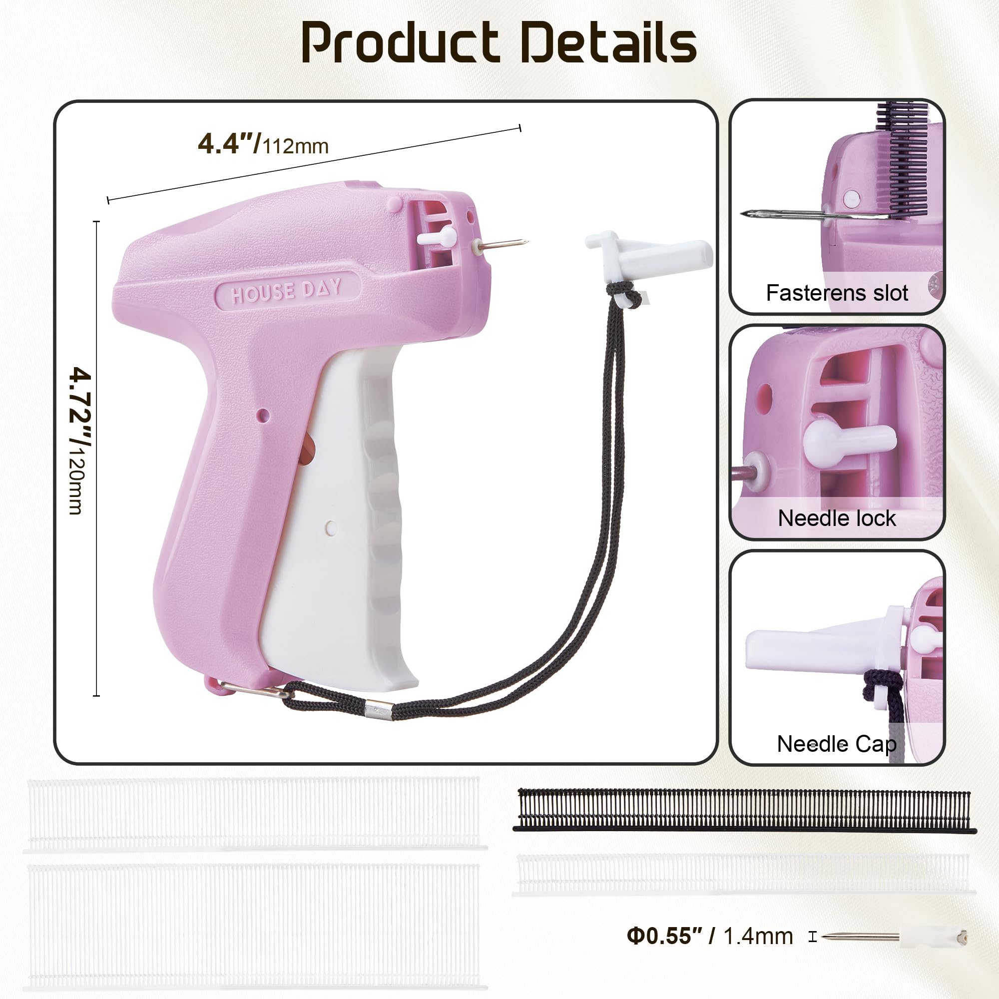 Foto 7 | Pistola Stitchy Gun House Day Para Ropa Con 6 Agujas - Venta Internacional.