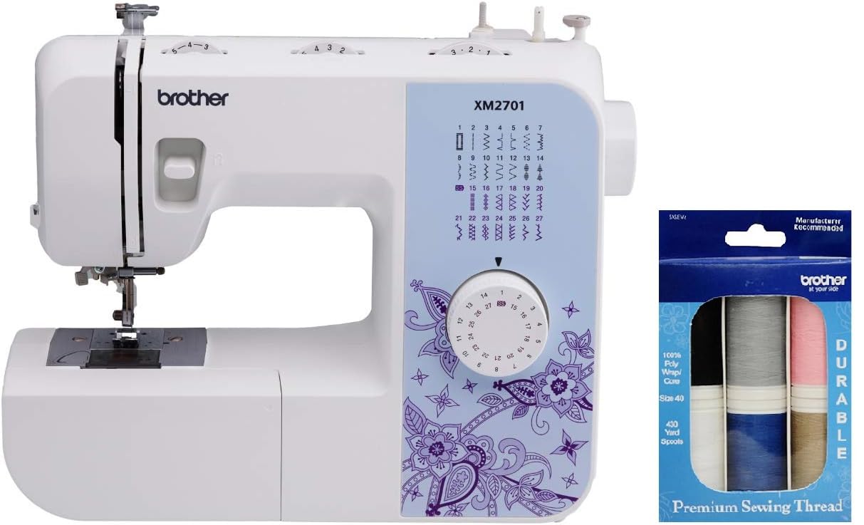 Foto 2 pulgar | Máquina de Coser Brother Xm2701 de 27 Puntadas con Hilo de 6 Unidades - Venta Internacional