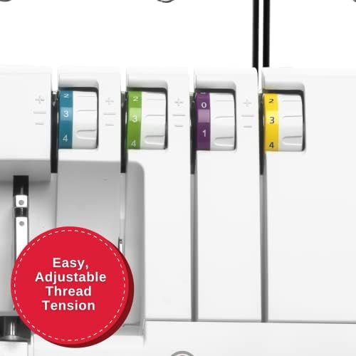 Foto 4 pulgar | Maquina de Coser Serger Singer S0100 6 Puntadas 1300 Spm - Venta Internacional