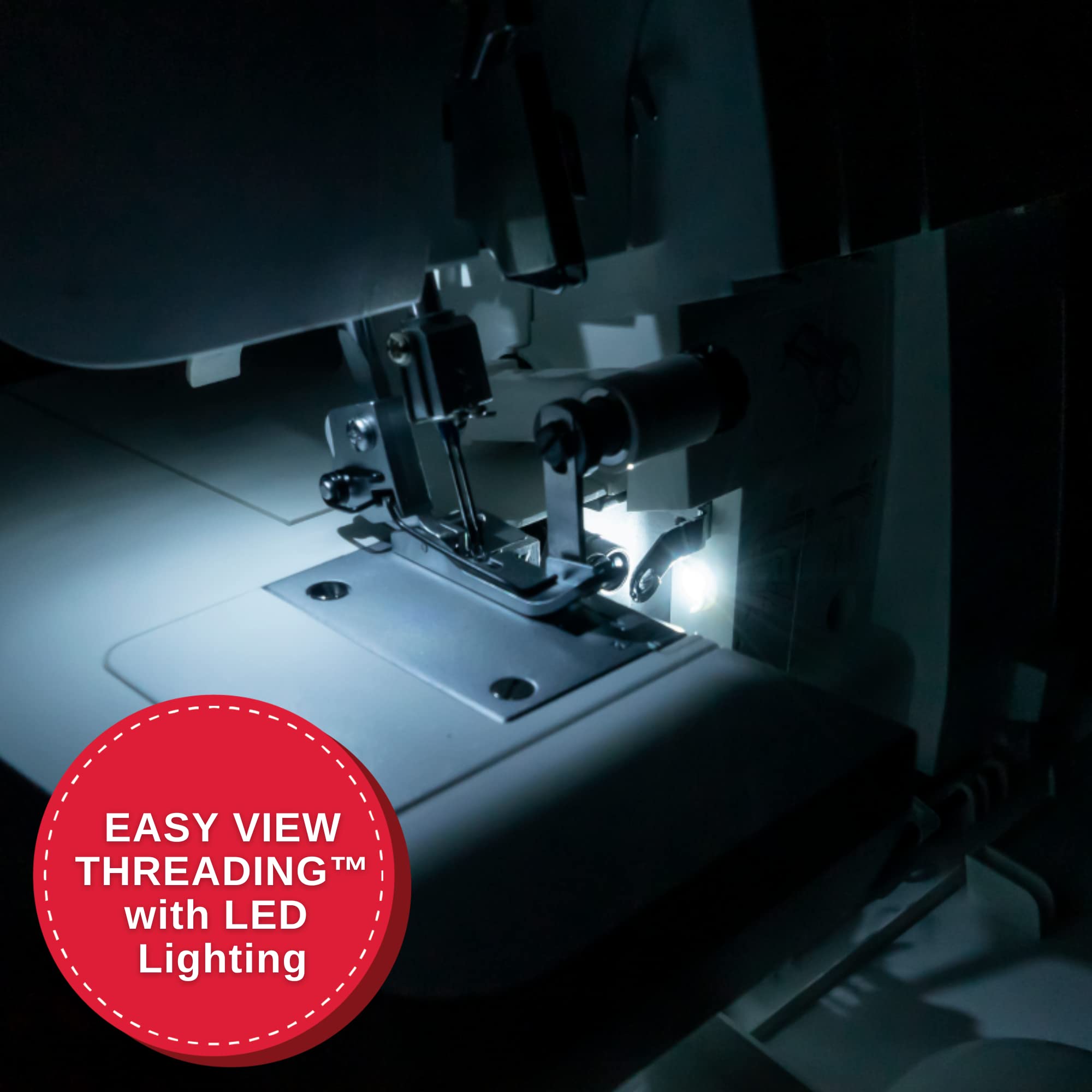 Foto 5 | Maquina de Coser Serger Singer S0100 6 Puntadas 1300 Spm - Venta Internacional