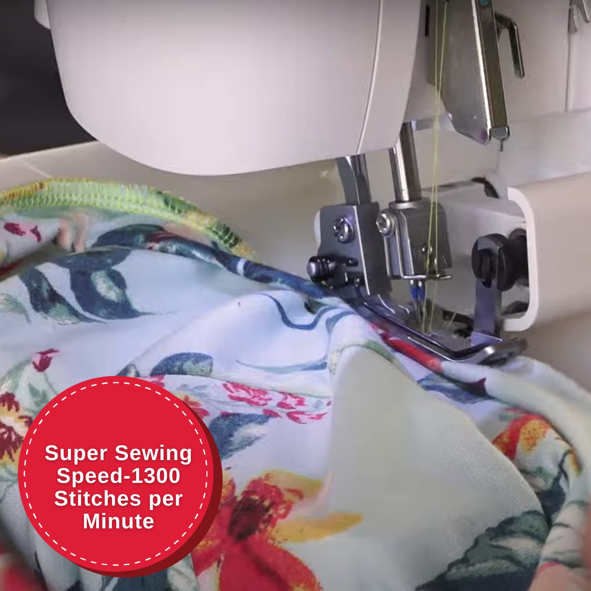 Foto 8 pulgar | Maquina de Coser Serger Singer S0100 6 Puntadas 1300 Spm - Venta Internacional