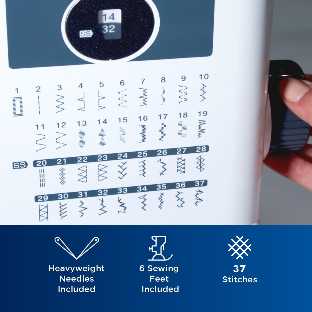 Foto 4 pulgar | Máquina de Coser Brother St371hd 37 Puntadas - Venta Internacional