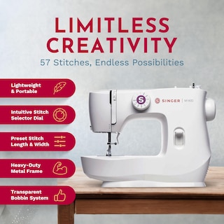 Foto 2 | Máquina de Coser Singer Portátil 110 V 72 W - Venta Internacional