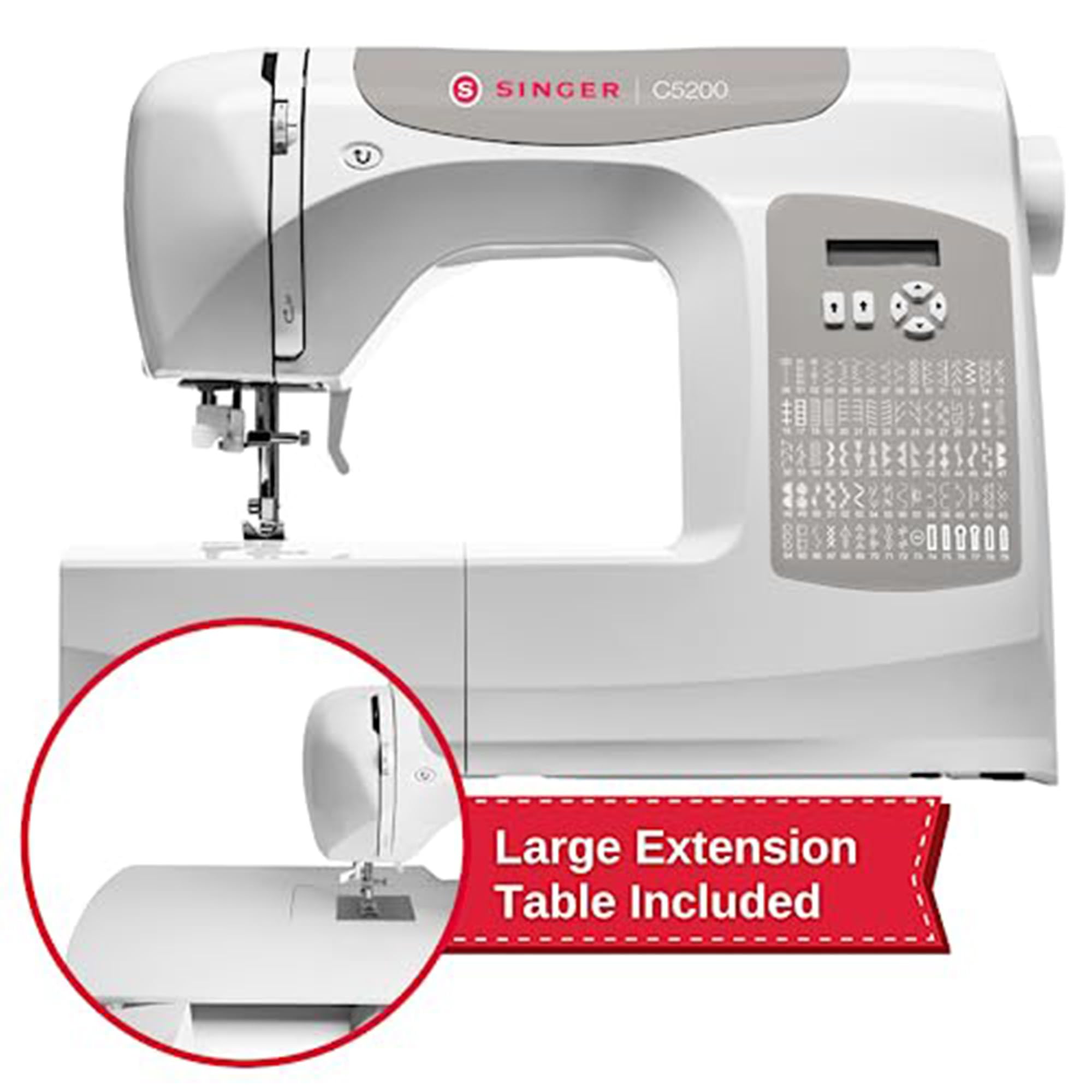 Foto 3 pulgar | Máquina de Coser y Acolchar Singer C5200 180 Stitch Lcd - Venta Internacional