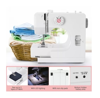 Foto 2 | Máquina De Coser Portátil Eléctrica Belug, Blanca