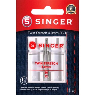 Foto 1 | Aguja Para Máquina De Coser Singer Universal Twin Stretch 80/11 - Venta Internacional.
