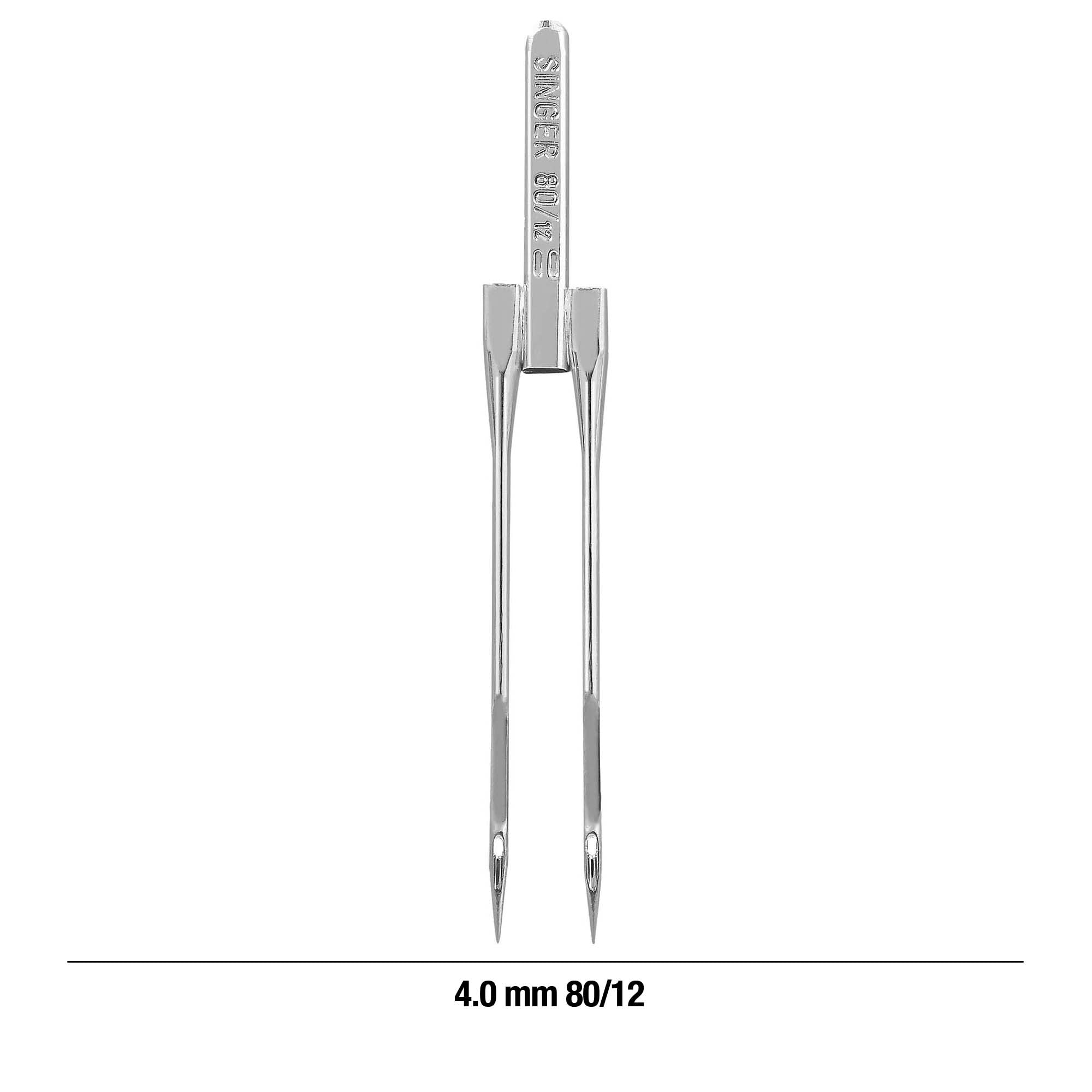 Foto 2 | Aguja Para Máquina De Coser Singer Universal Twin Stretch 80/11 - Venta Internacional.
