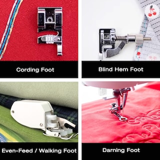 Foto 4 | Kit De Accesorios Para Máquinas De Coser Singer De 9 Prensatelas Con Funda - Venta Internacional.
