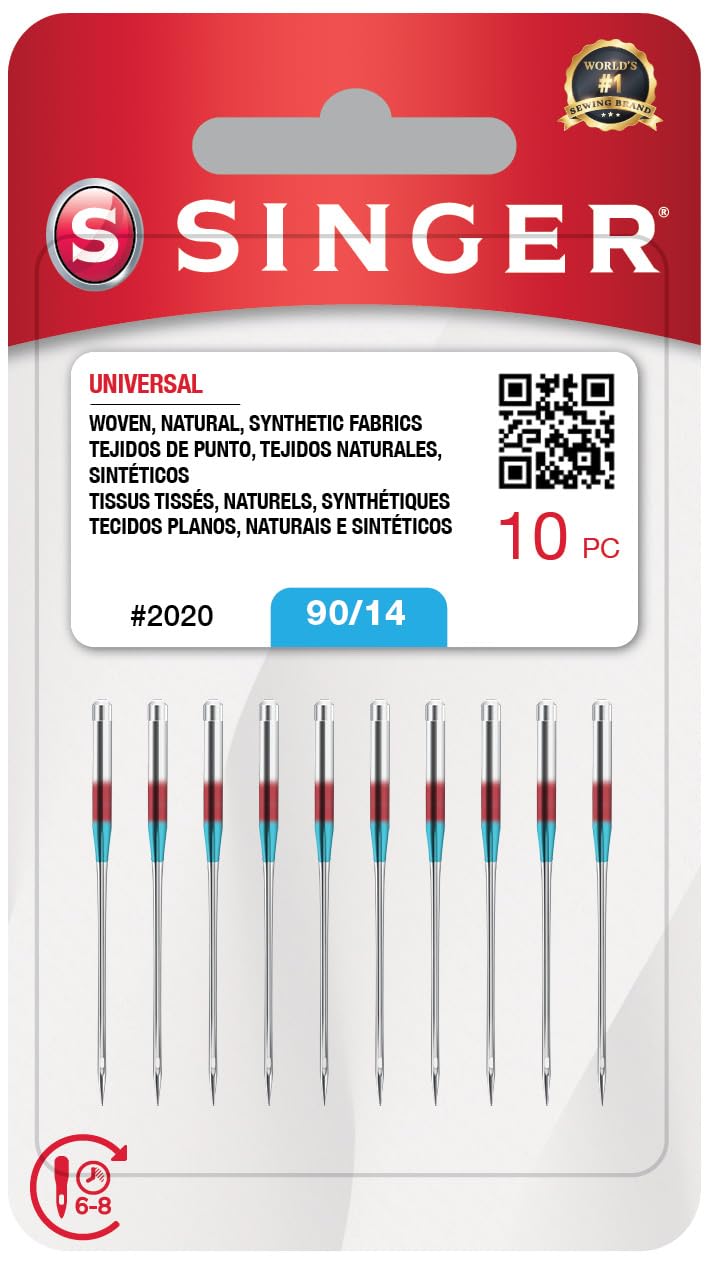 Foto 2 pulgar | Agujas Para Máquina De Coser Singer Universal 2020 Talla 90/14 - Venta Internacional.