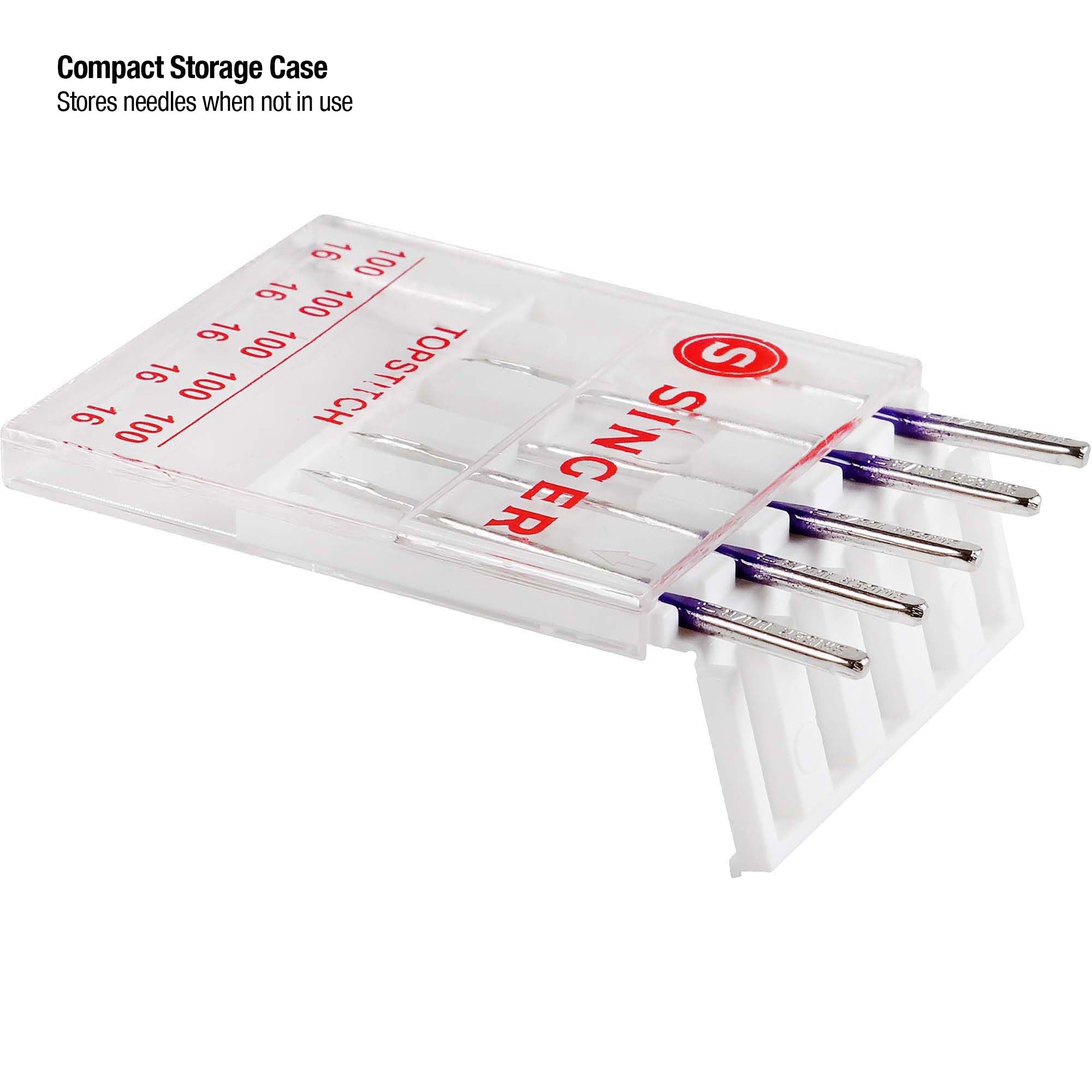 Foto 4 pulgar | Agujas Para Máquinas De Coser Singer Universal Topstitch 100/16 - Venta Internacional.