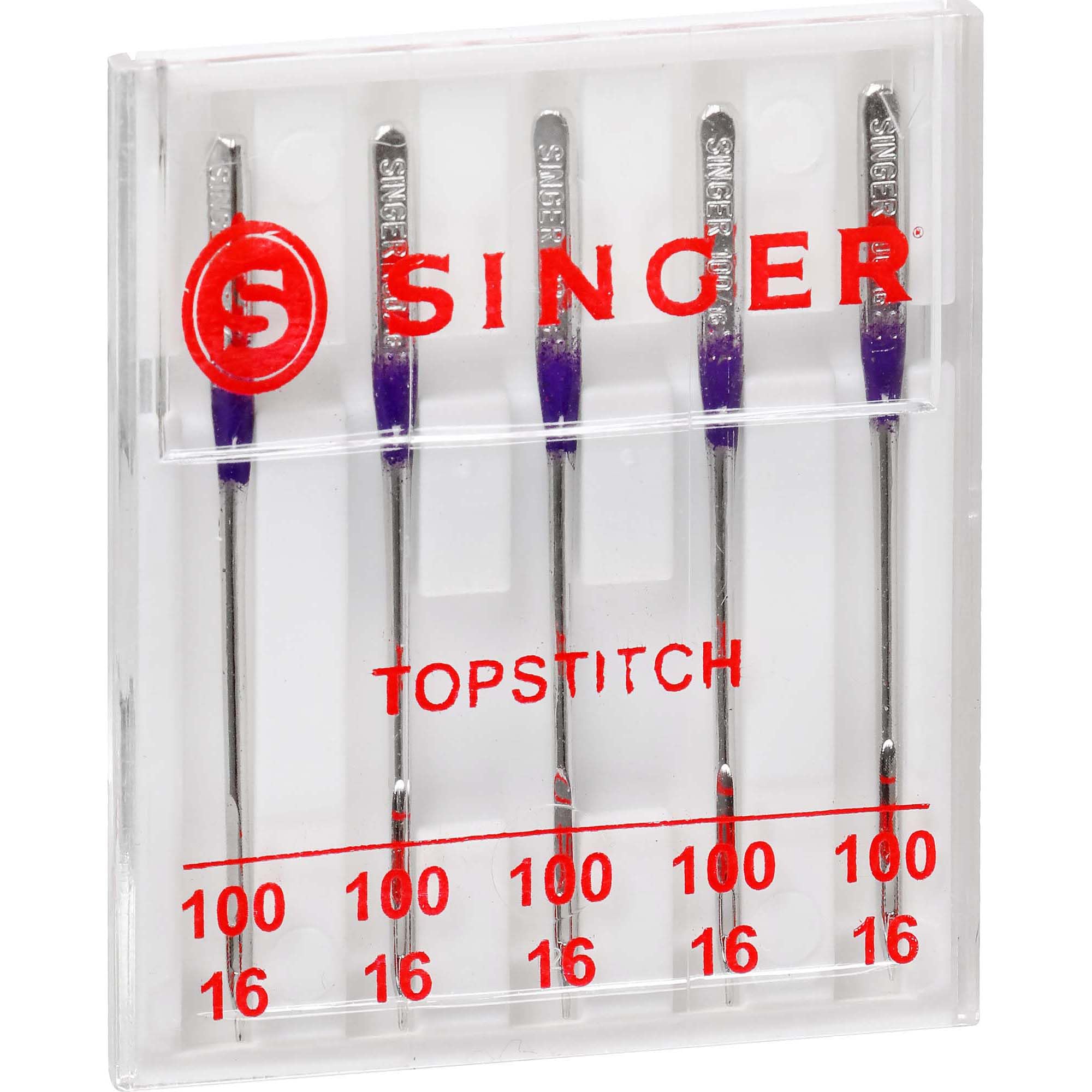 Foto 5 pulgar | Agujas Para Máquinas De Coser Singer Universal Topstitch 100/16 - Venta Internacional.