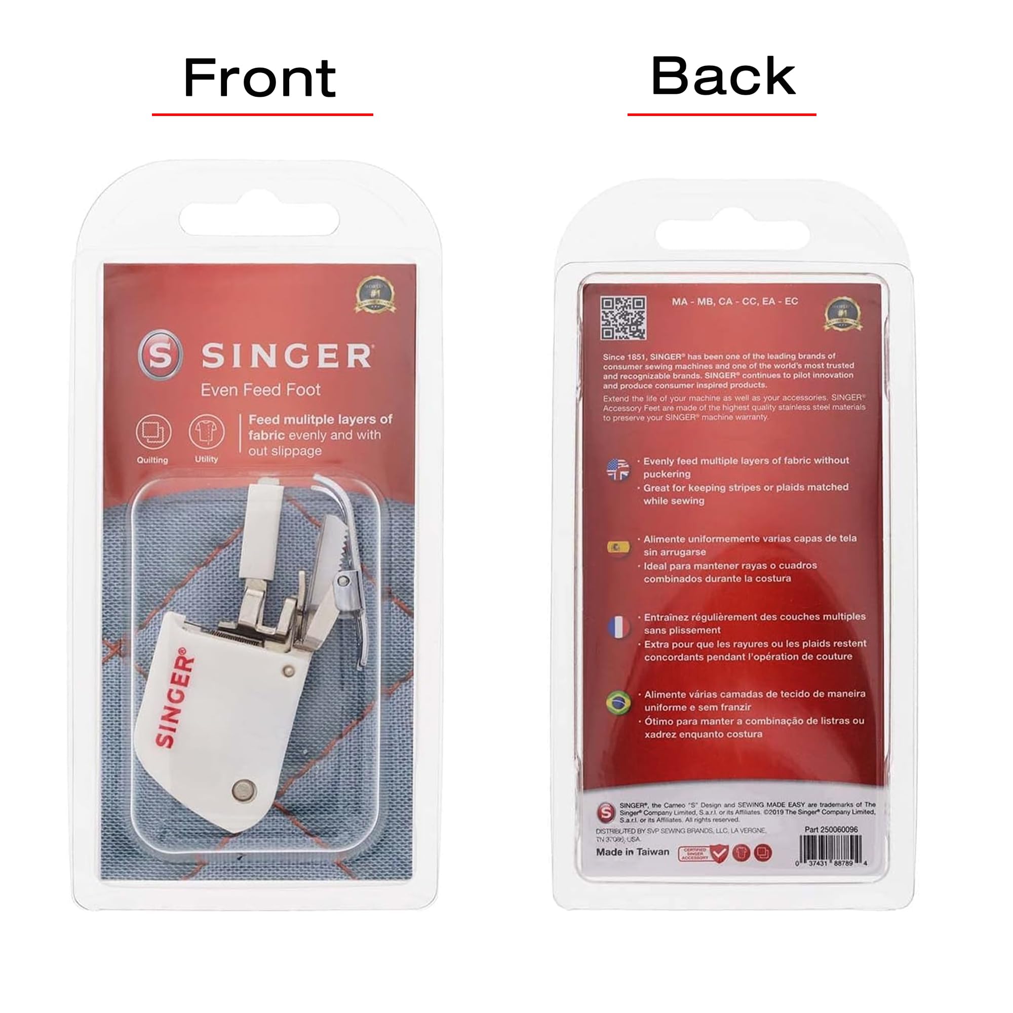 Foto 3 | Prensatelas para Caminar Singer- Venta Internacional