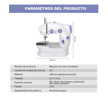 Foto 5 | Mini Máquina de Coser Portátil + Kit