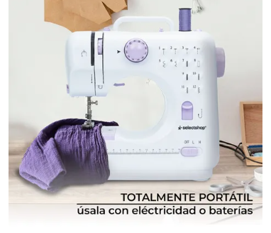 Foto 5 | Maquina de Coser Portatil Electrica + Kit Costura