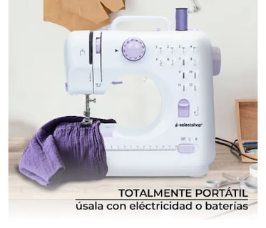 Foto 5 | Maquina de Coser Portatil Electrica + Kit Costura