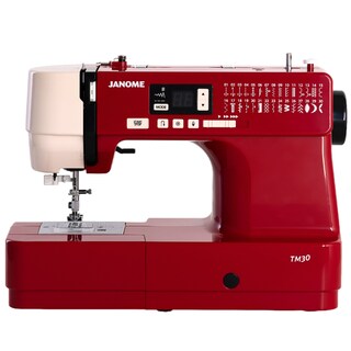 Foto 1 | Máquina De Coser Computarizada Janome Modelo Tm30 Rojo