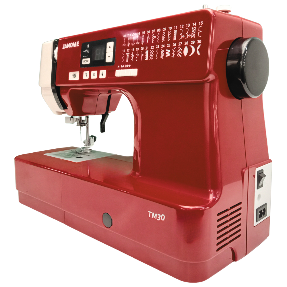 Foto 5 | Máquina De Coser Computarizada Janome Modelo Tm30 Rojo