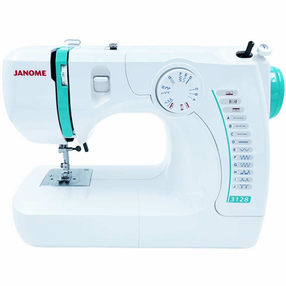 Foto 1 | Máquina de Coser Mecánica Janome 3128 Blanca