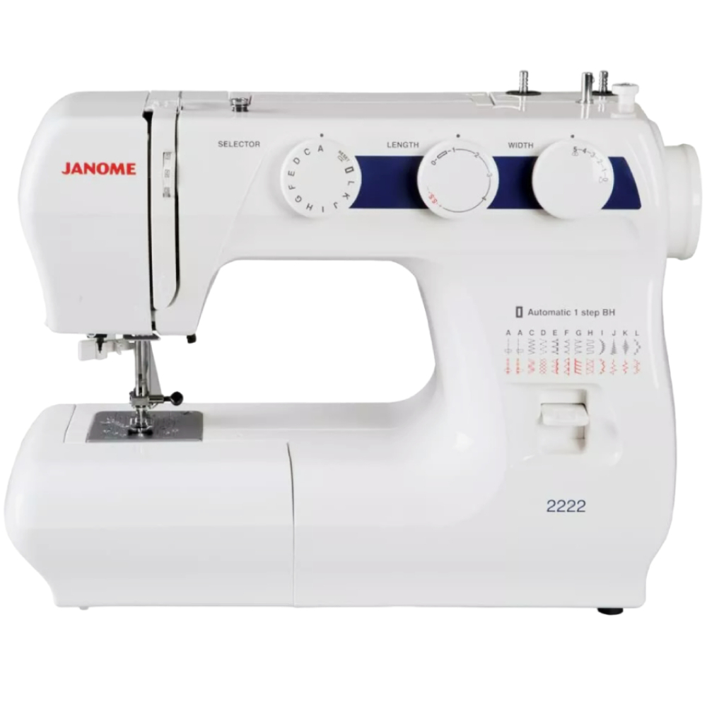 Foto 2 pulgar | Máquina De Coser Mecánica Janome Modelo 2222 Blanco