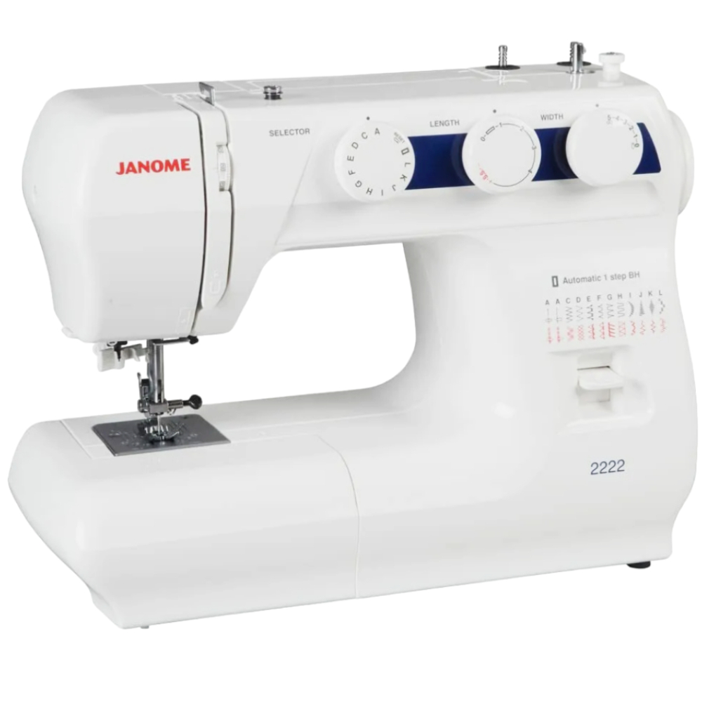 Foto 2 | Máquina De Coser Mecánica Janome Modelo 2222 Blanco