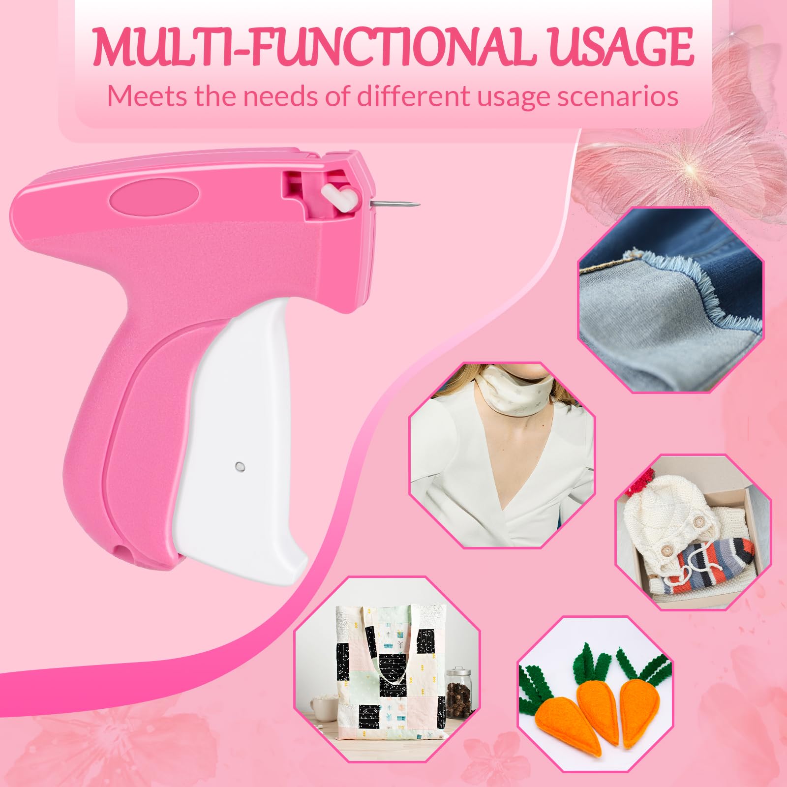 Foto 3 pulgar | Pistola De Coser Thinklearn Para Ropa Con Tijeras Y 6 Agujas - Venta Internacional.