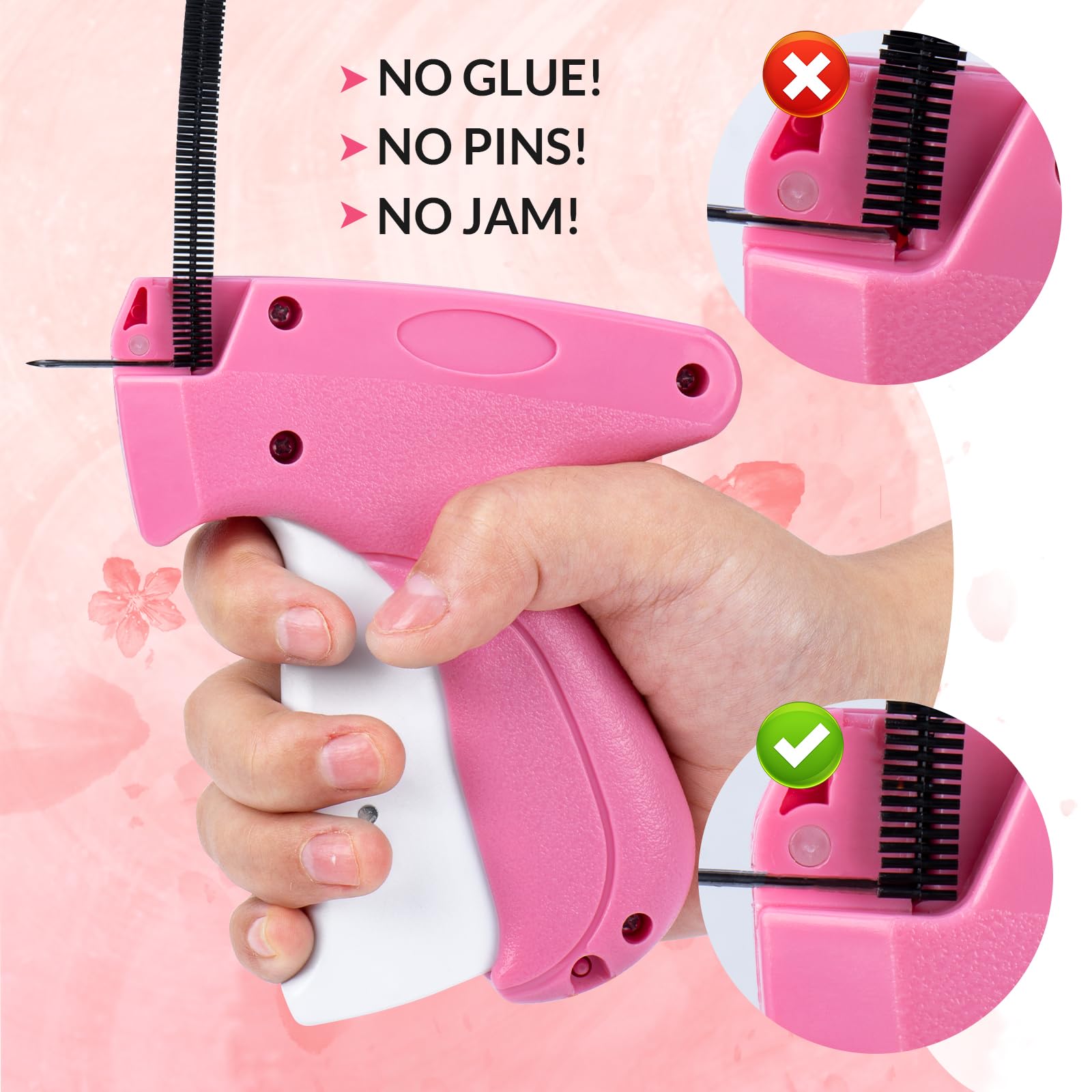 Foto 7 pulgar | Pistola De Coser Thinklearn Para Ropa Con Tijeras Y 6 Agujas - Venta Internacional.