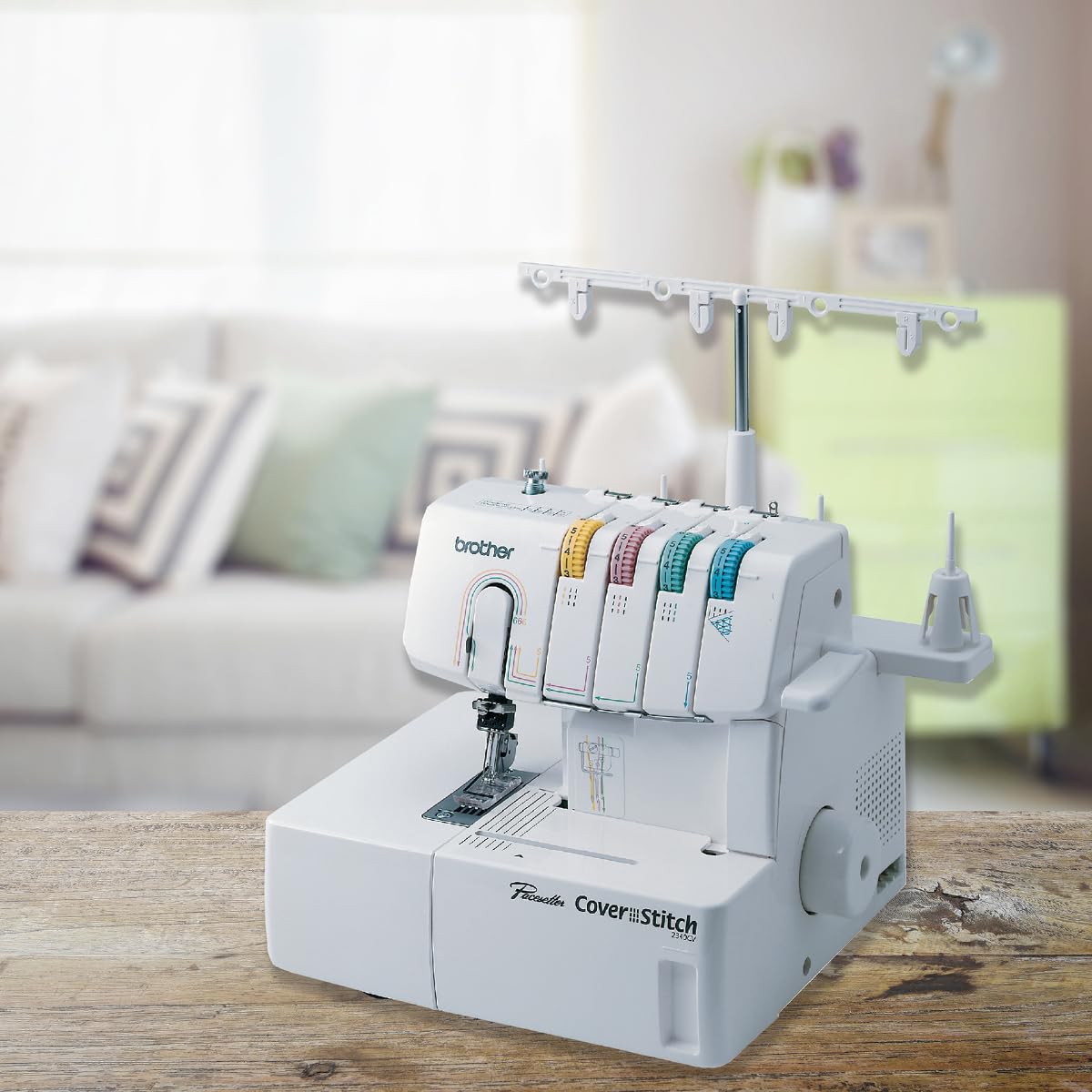 Foto 2 | Estructura Metálica Coverstitch Serger Brother 2340 Cv 1100 Spm - Venta Internacional.