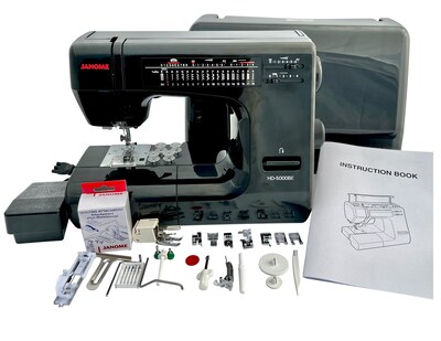 Foto 1 | Máquina De Coser Janome Hd-5000 Black Edition 18 Puntadas - Venta Internacional.