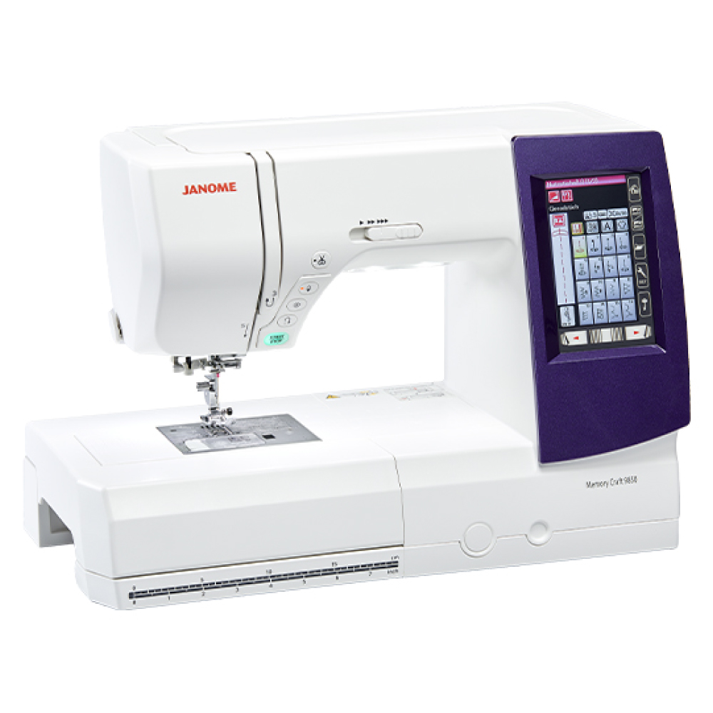 Foto 3 pulgar | Máquina Digital 2 En 1 Para Coser Y Bordar Mc9850 Janome Blanco