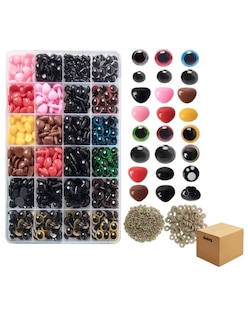 Foto 1 | Ojos Y Nariz Seguridad Amigurumis 1040 Pzas, Negros