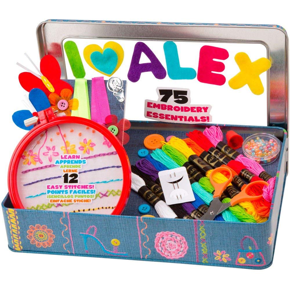 Foto 2 | Kit De Bordado Alex Toys Craft My Con Caja De Almacenamiento Para Más De 7 Años - Venta Internacional.