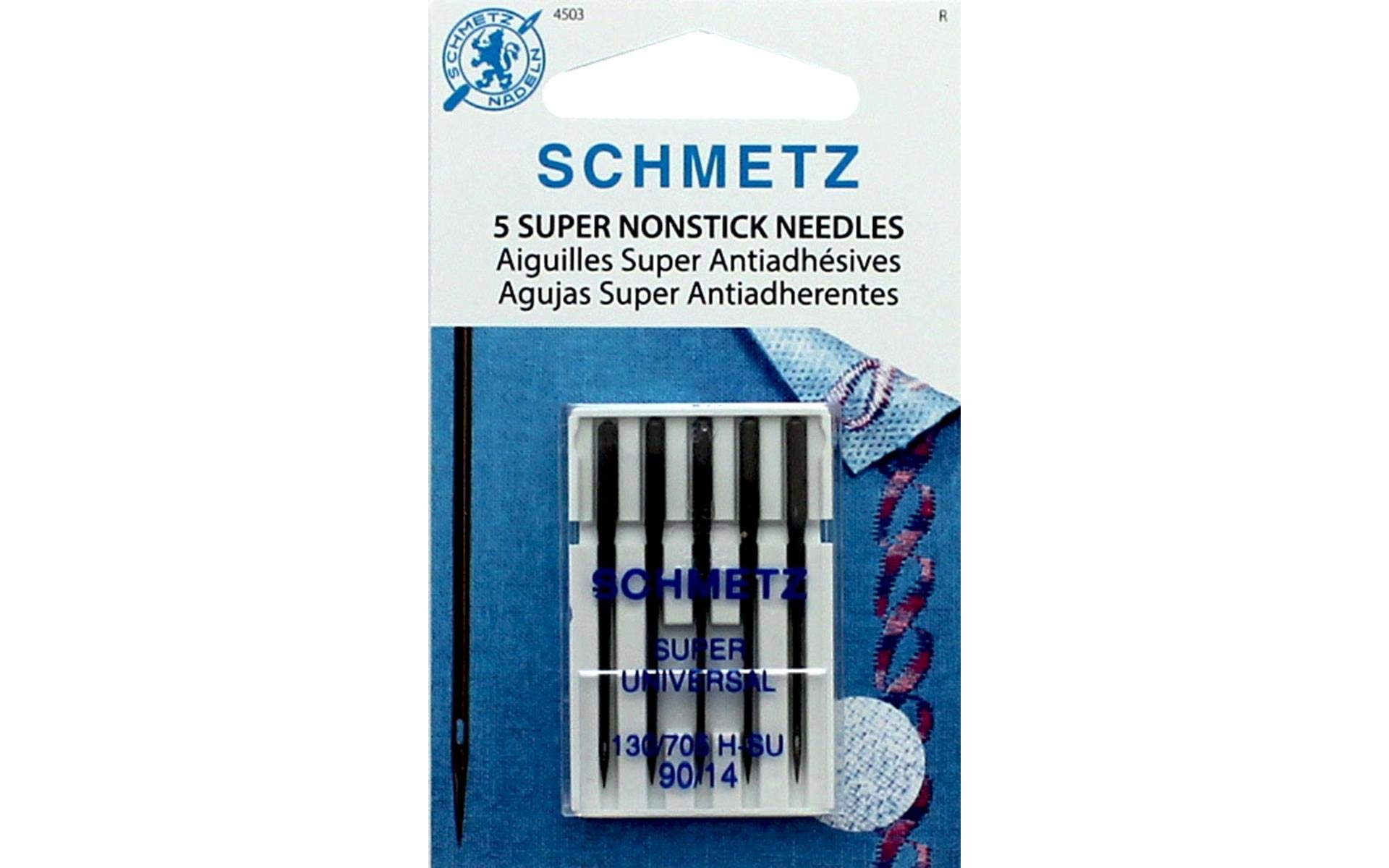 Needle Schmetz Antiadherente Sz Tamaño 90/14 5 Unidades Suministros Para Manualidades - Venta Internacional