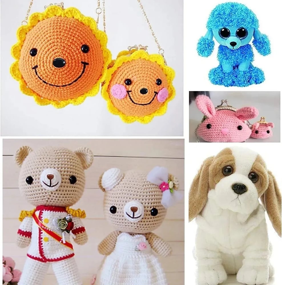 Foto 7 pulgar | Set Safety Eyes And Nose, 560 Unidades, Para Manualidades Con Amigurumi - Venta Internacional.
