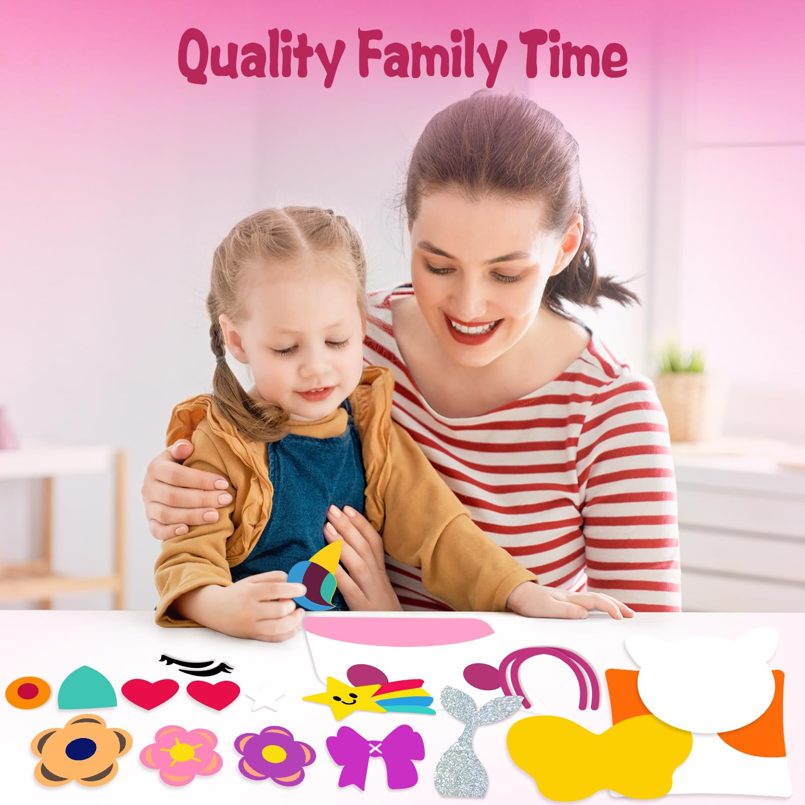 Foto 6 pulgar | Kit De Costura Meguo Para Niños Principiantes Con 8 Bolsos Y Adornos De Bricolaje - Venta Internacional.