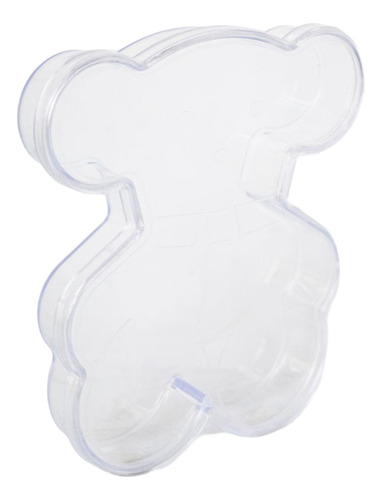 Foto 2 pulgar | Caja Decorativa Oso Plástico Transparente Selanusa