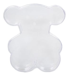 Foto 2 | Caja Decorativa Oso Plástico Transparente Selanusa