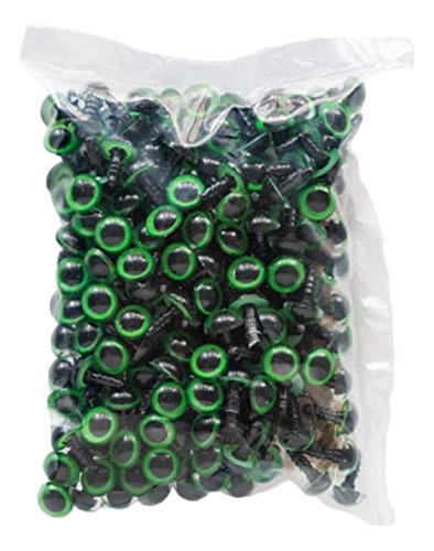 Foto 1 | Ojos De Seguridad 200 Pares Verdes 12mm Selanusa