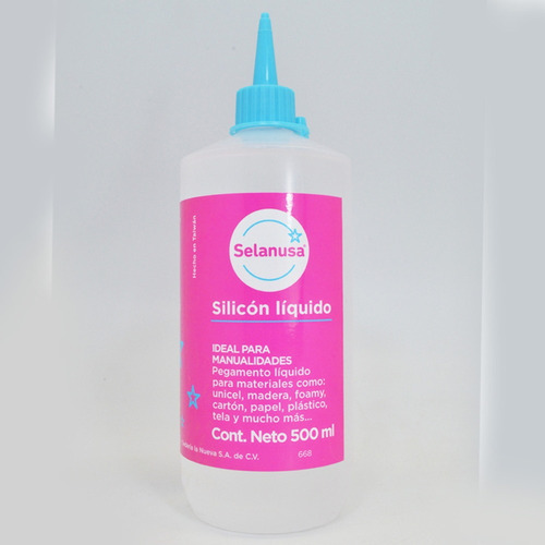 Foto 2 pulgar | Silicón Líquido Pegafuerte 6 Pzs 500ml Imp0027457 Selanusa