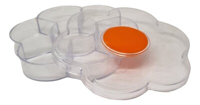 Foto 1 | Caja Decorativa Flor Transparente Con Divisiones Selanusa