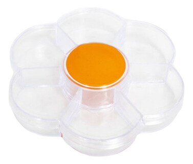 Foto 2 | Caja Decorativa Flor Transparente Con Divisiones Selanusa