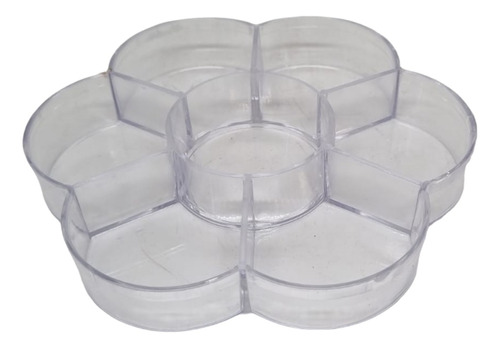 Foto 4 pulgar | Caja Decorativa Flor Transparente Con Divisiones Selanusa
