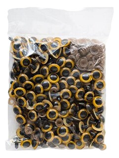 Foto 1 | Ojos de Seguridad Selanusa 18 mm Amarillo 200 Pares