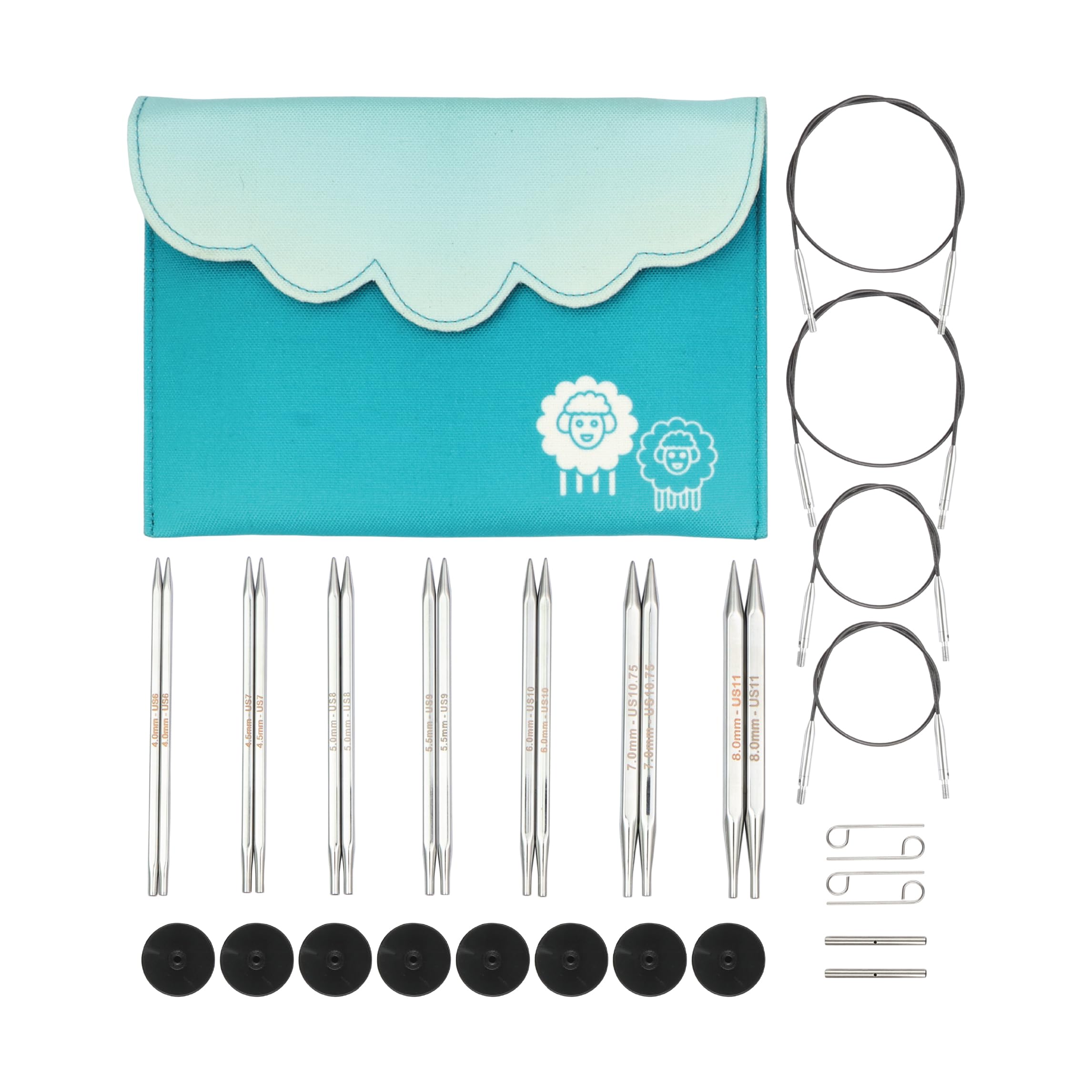 Foto 1 | Juego De Agujas Intercambiables Knitpro Nova Cubics Deluxe 5 - Venta Internacional.
