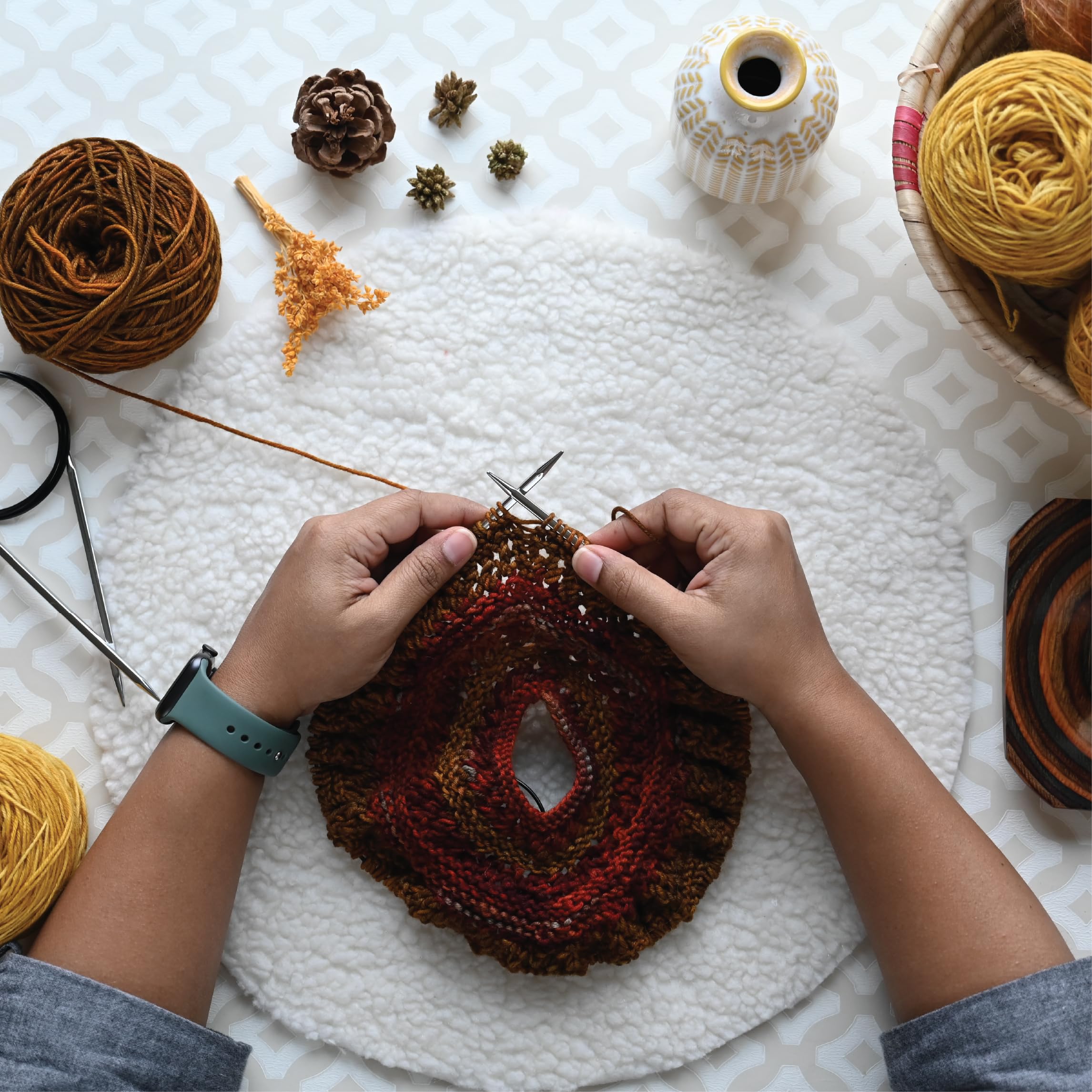 Foto 5 | Juego De Agujas Intercambiables Knitpro Nova Cubics Deluxe 5 - Venta Internacional.