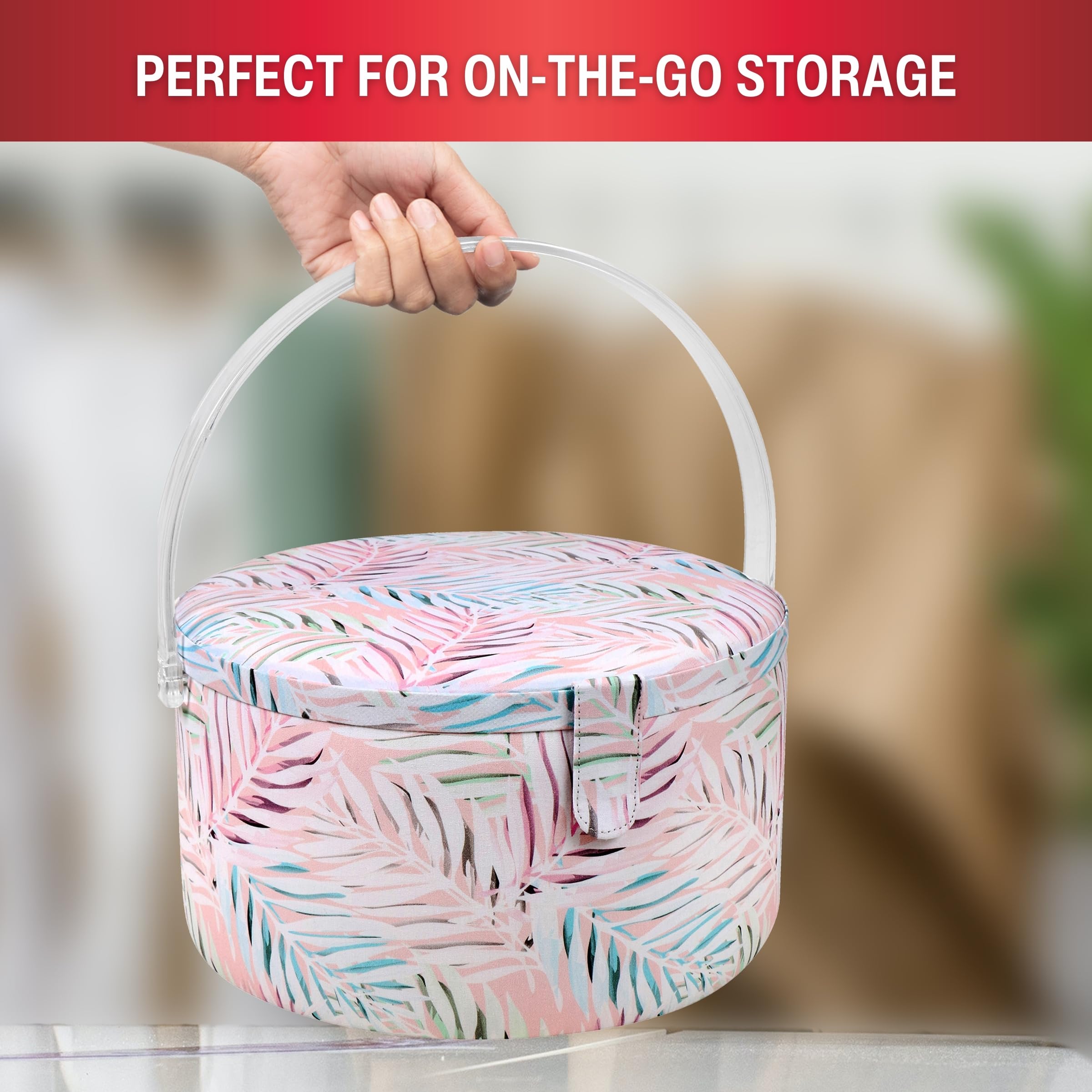 Foto 7 | Cesta De Costura Singer Premium Redonda Grande Con Kit De Costura - Venta Internacional.