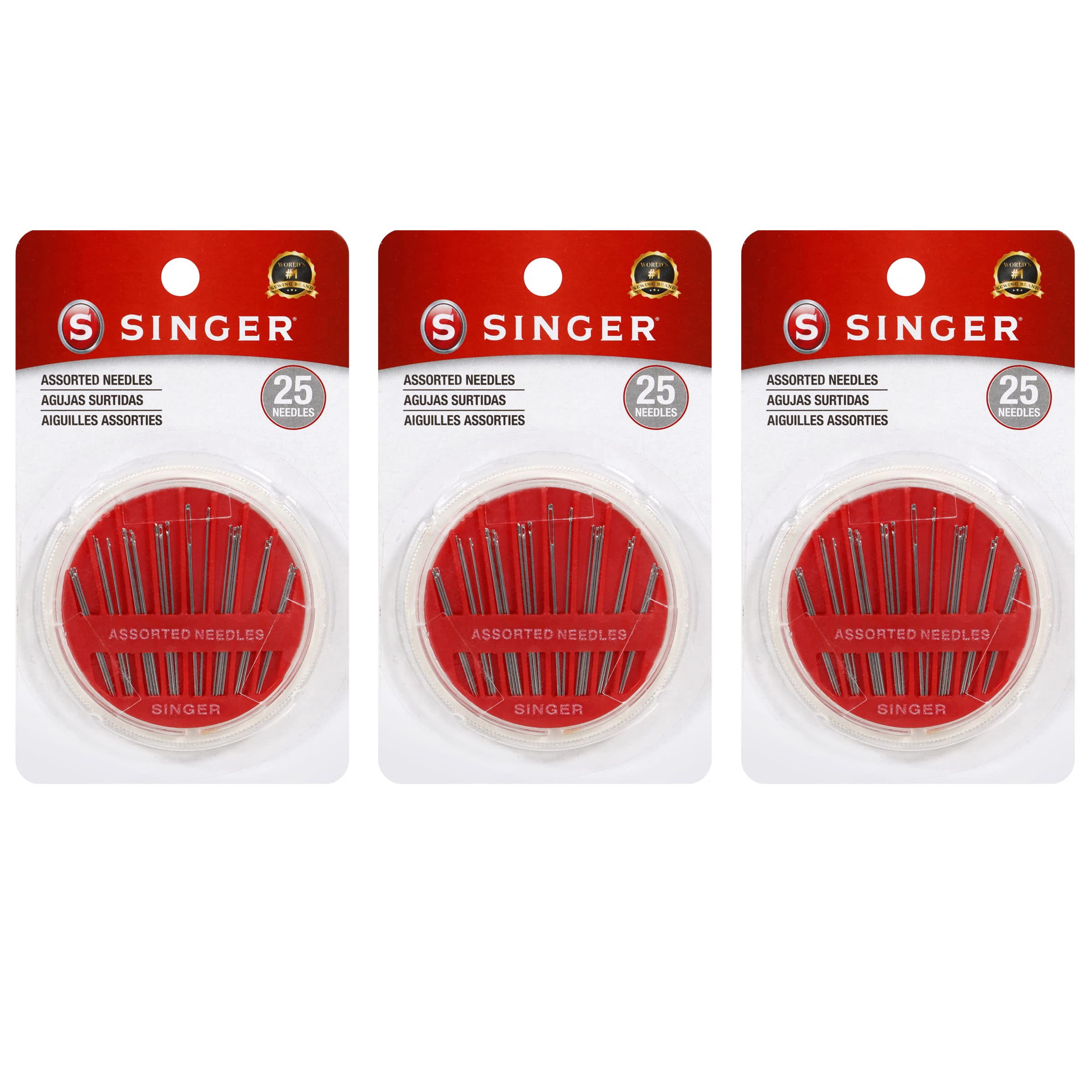 Foto 1 | Hand Needles Singer, 75 Agujas De Coser Surtidas (paquete De 3) - Venta Internacional.