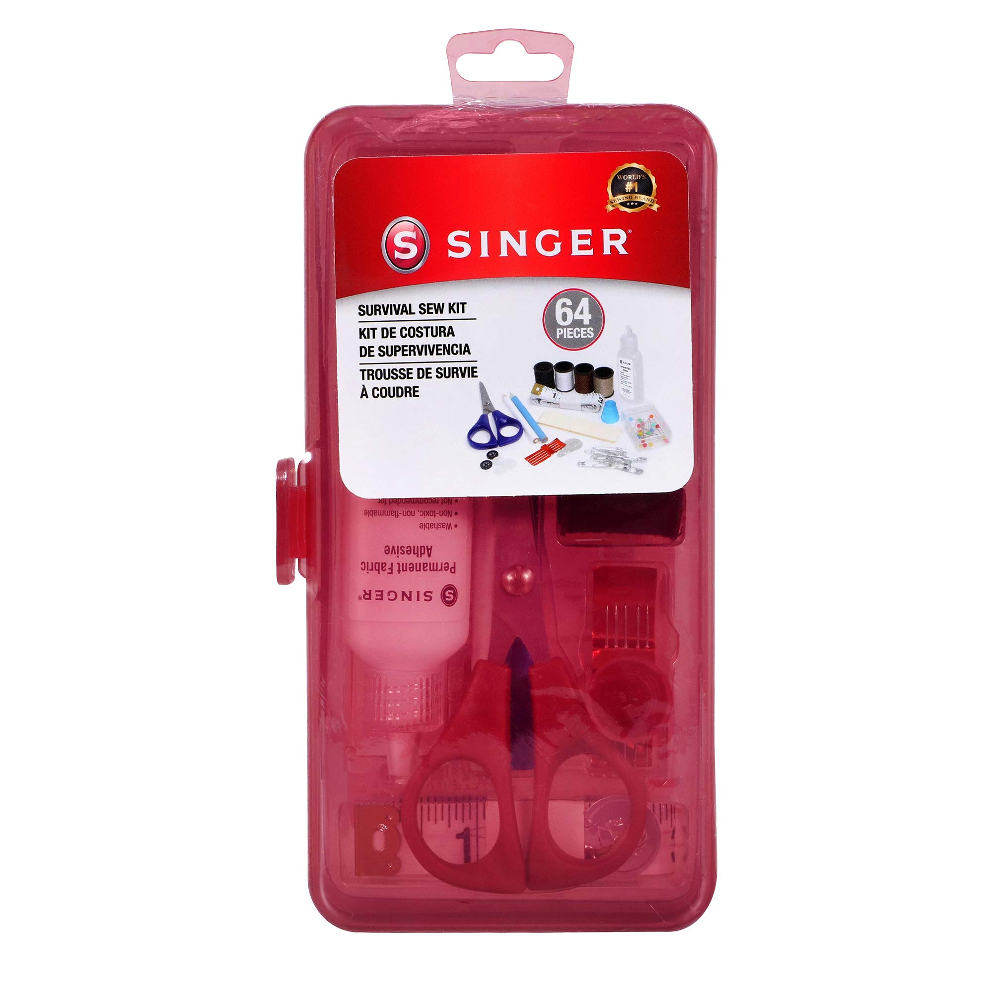 Foto 2 | Kit De Costura Singer 01511 Survival Con Tijeras, Cinta E Hilo - Venta Internacional.